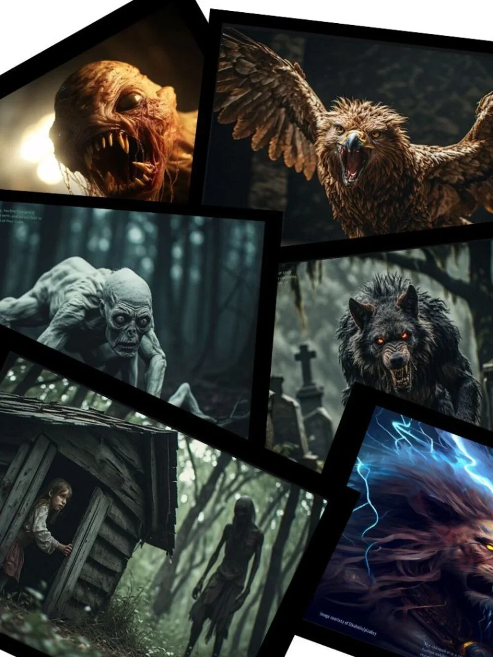 Cryptid Wall Calendar 2027 Legendary Creatures Folklore Monsters Paranormal Gift